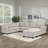 Jessaca U Shaped Sectional Sofa Couch with Storage Ottoman-238190551