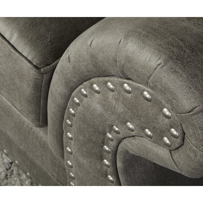 Ensemble de canapé et causeuse cloutés Leinster, Sofa;Loveseat