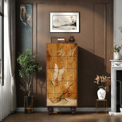 Armoire décorative classique en bois