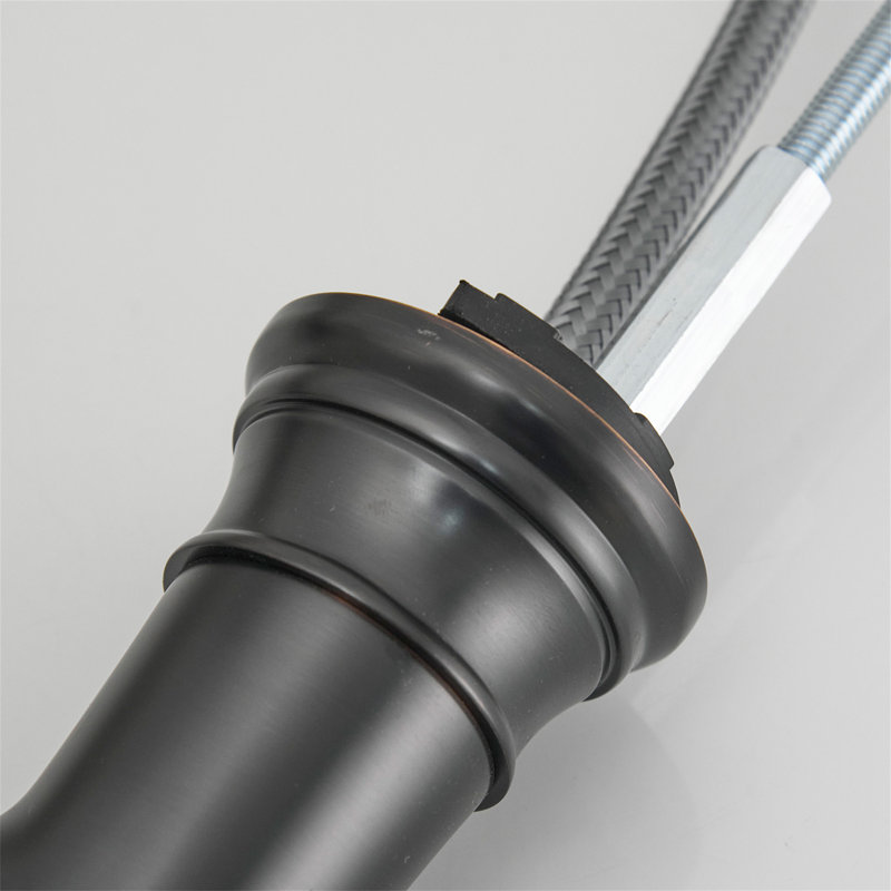 Widespread 2-handle Bathroom Faucet with Drain Assembly, Oil Rubbed Bronze