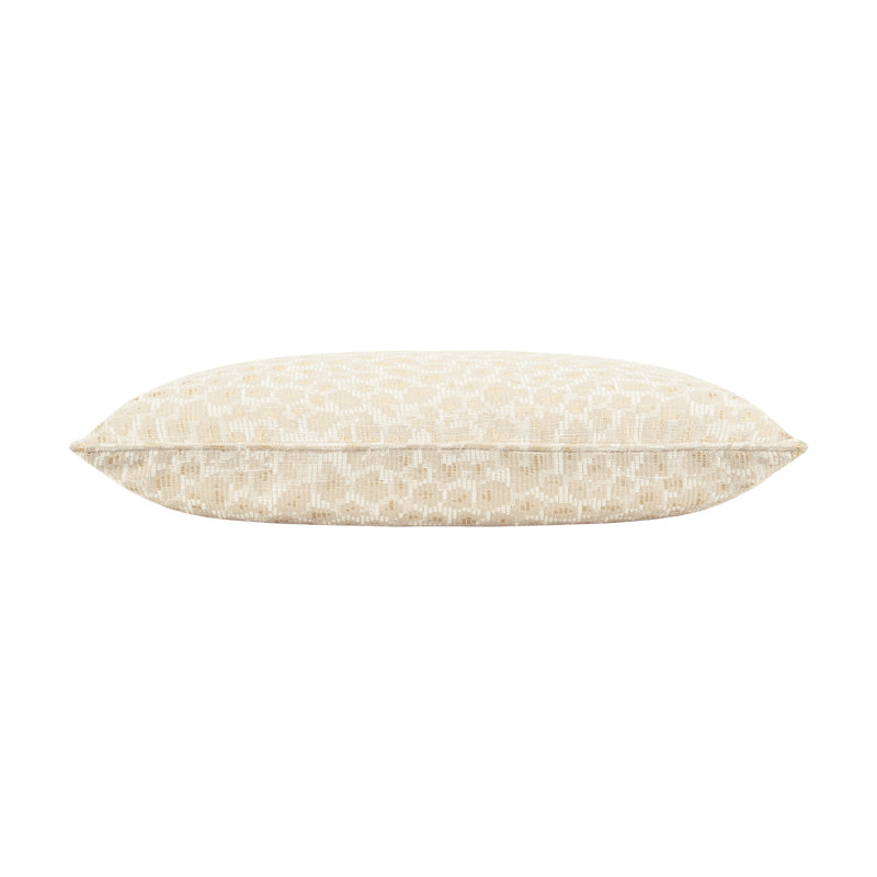 Asher Ivory Gold Pillow