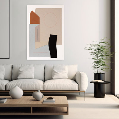 Contemporary Art Abstract Geometric Contemporary Wall Art by Ildefonso Martin - Wrapped Canvas Print