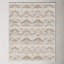Kidus Chevron Hand Knotted Beige/Gray Area Rug-10187727