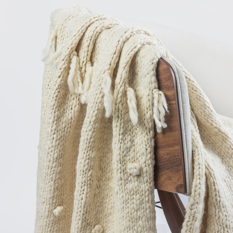 Anya Knitted Throw Blanket