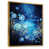 Toile avec cadre flottant or