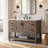 Marissa 48" Freestanding Single Bathroom Vanity with Engineered Stone Top-1800699357
