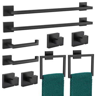 10-Piece Bathroom Hardware Set (Set Of 10)