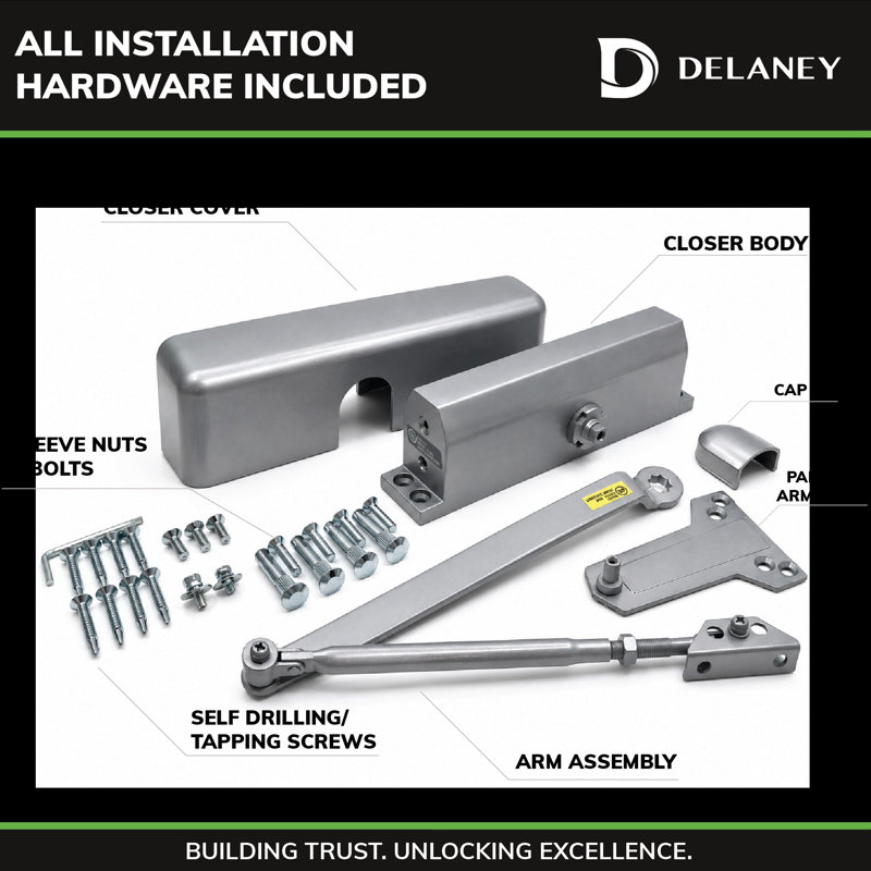 Ferme-porte en aluminium Delaney 4400 Series
