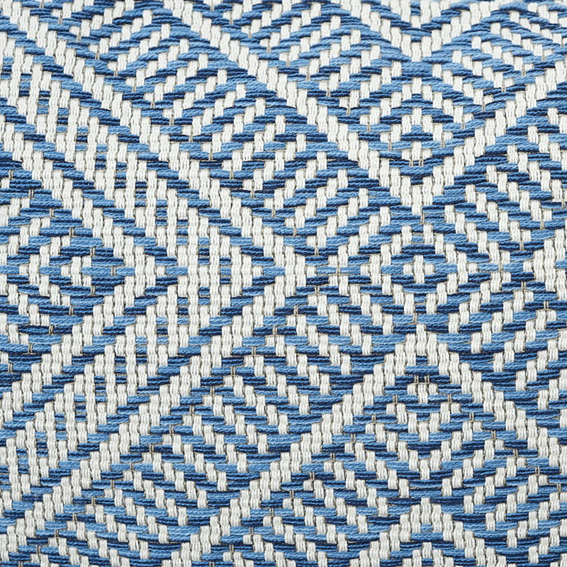 Tortola I/O Pillow, 18" x 18", Light Blue