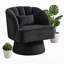 Upholstered Swivel Accent Chair-1252438550