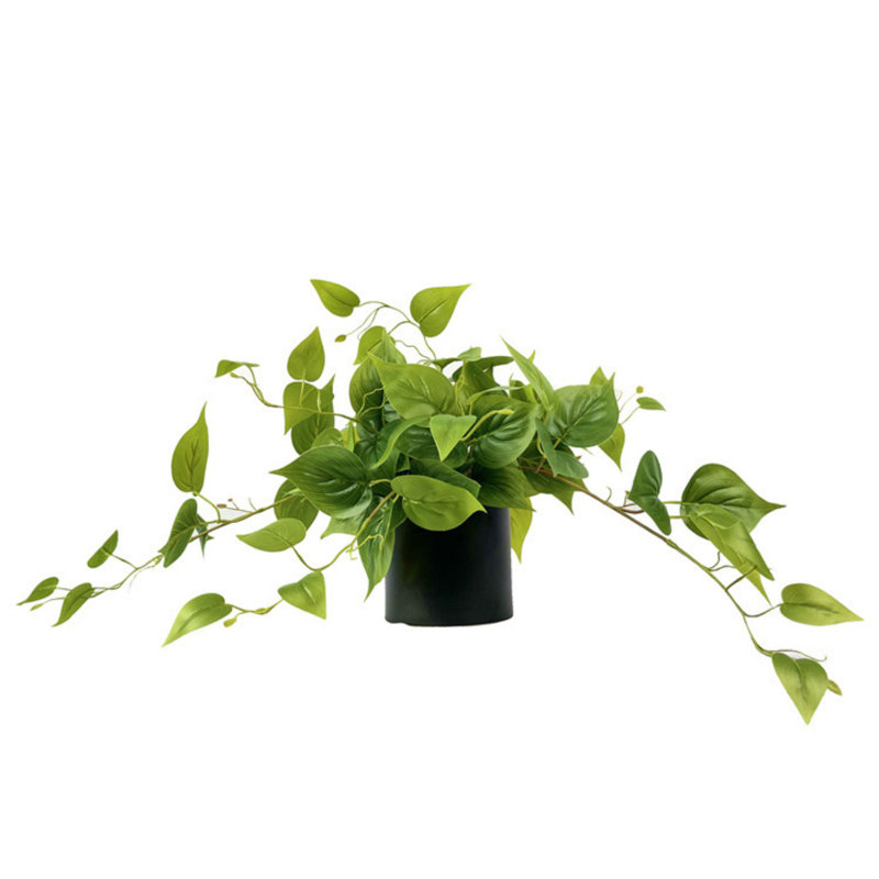 Plantes artificielles avec pot en plastique
