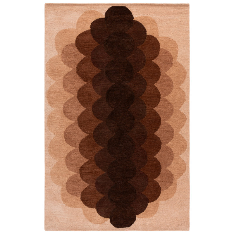Metro Hand Tufted Wool;Cotton Geometric Indoor Rug, 3'-0" X 5'-0" Rectangle