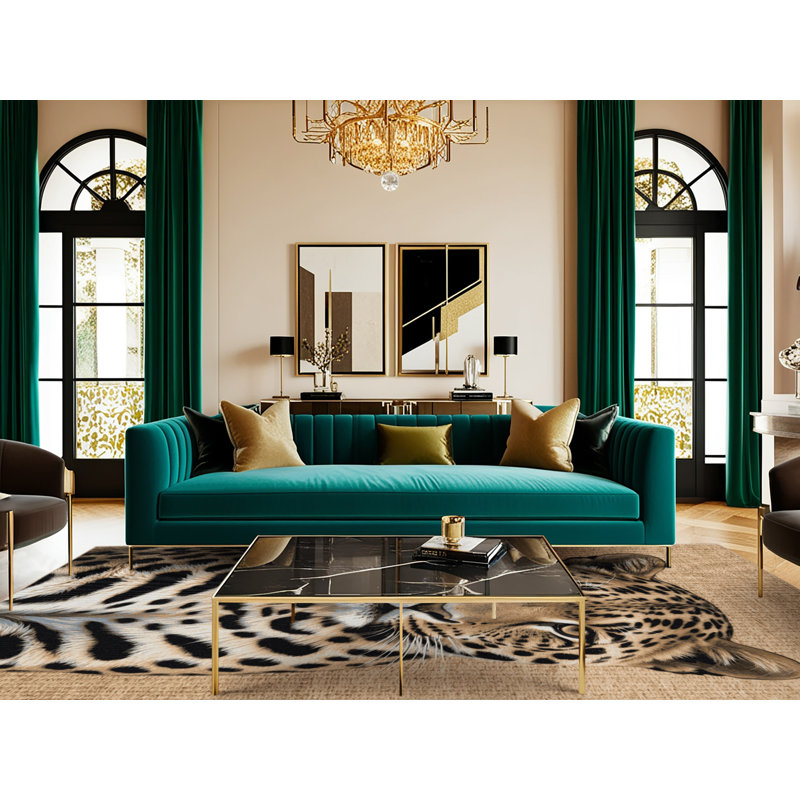  Tapis lavable Amur Leopard Big Cats, Tapis de couloir 2 pi x 5 pi