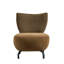 Fauteuil de chambre en chenille de L 25,2 po Beyer-1686324051