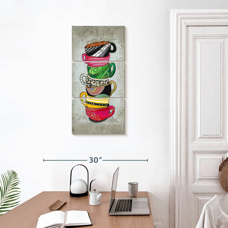 Collection Cuppa Stacked Hot II, H 32 po x l 15 po