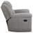 Rodden Chenille Upholstered Glider Recliner Chair Grey