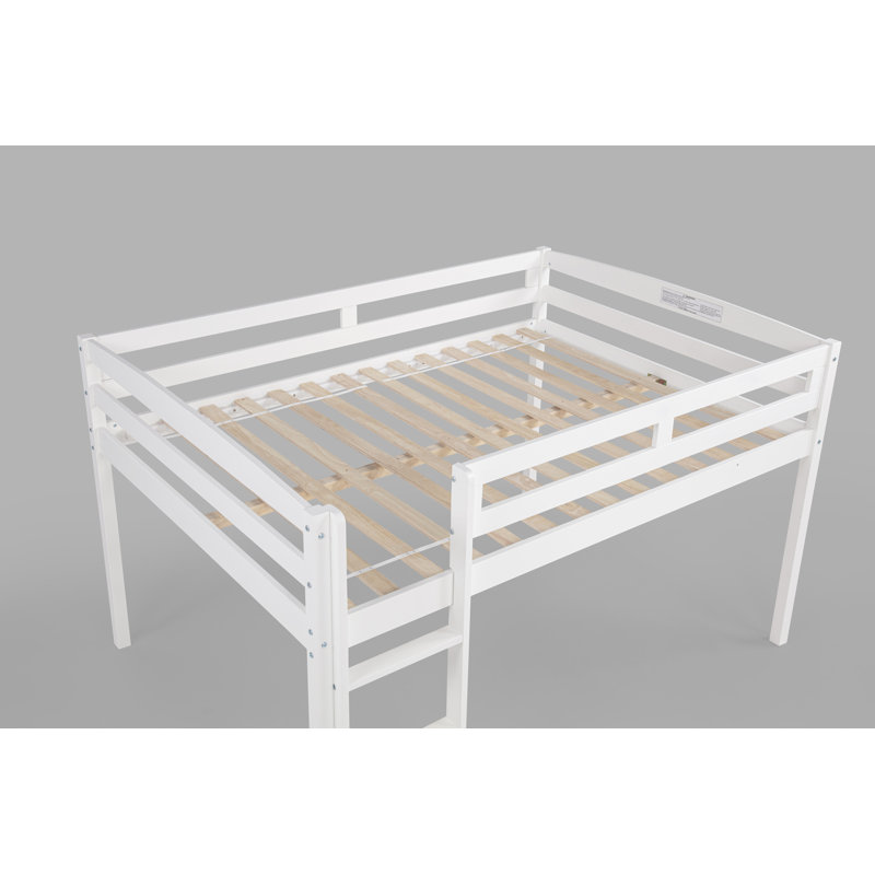 Alique Kids Loft Bed, Full, White