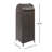 Darla All-Weather Wicker/Metal Swing Top Hideaway Outdoor Trash Can-103764164-103764167