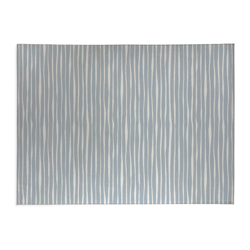 Paillasson Sploog, L 60 po x L 84 po, Bleu ardoise