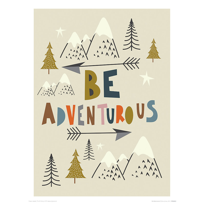 Be Adventurous by Nicola Evans - No Frame Painting