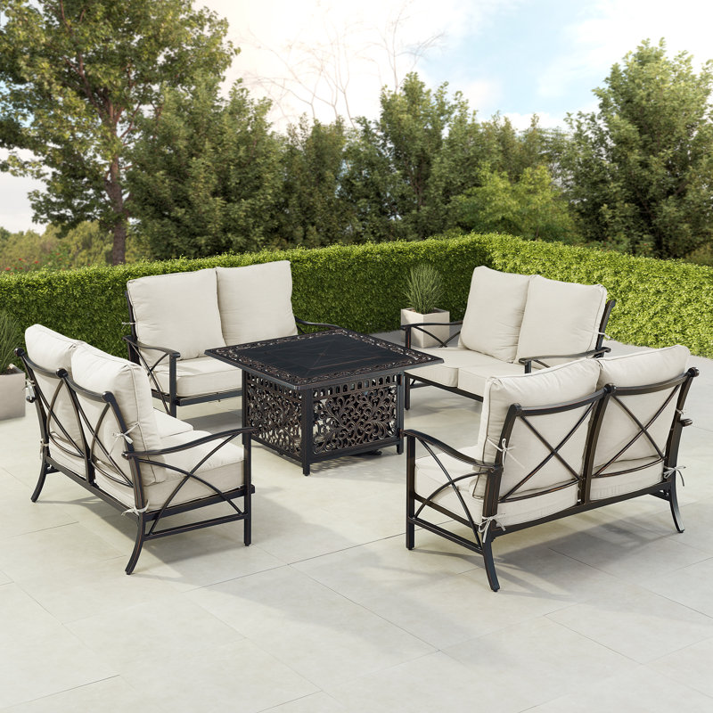 Tarisha Outdoor 6 - Piece Conversation Set