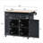 Kitchen Island With Power Outlet,Kitchen Storage Island With Drop Leaf And Rubber Wood,Open Storage And Wine Rack,5 Wheels,With Adjustable Storage For Home, Kitchen, And Dining Room-1462423387