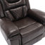 Fauteuil inclinable manuel de cinéma maison avec bande lumineuse à DEL pour le salon, la chambre à coucher-919799865