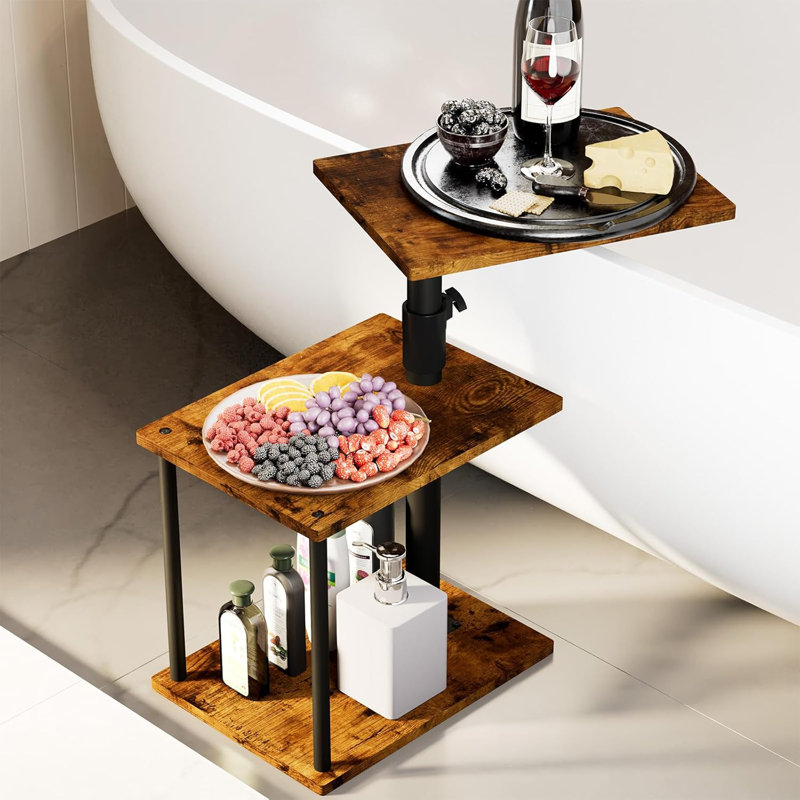 Side Table For Couch Arm, Height Adjustable