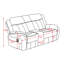 Canapé inclinable 75 po-1396591090