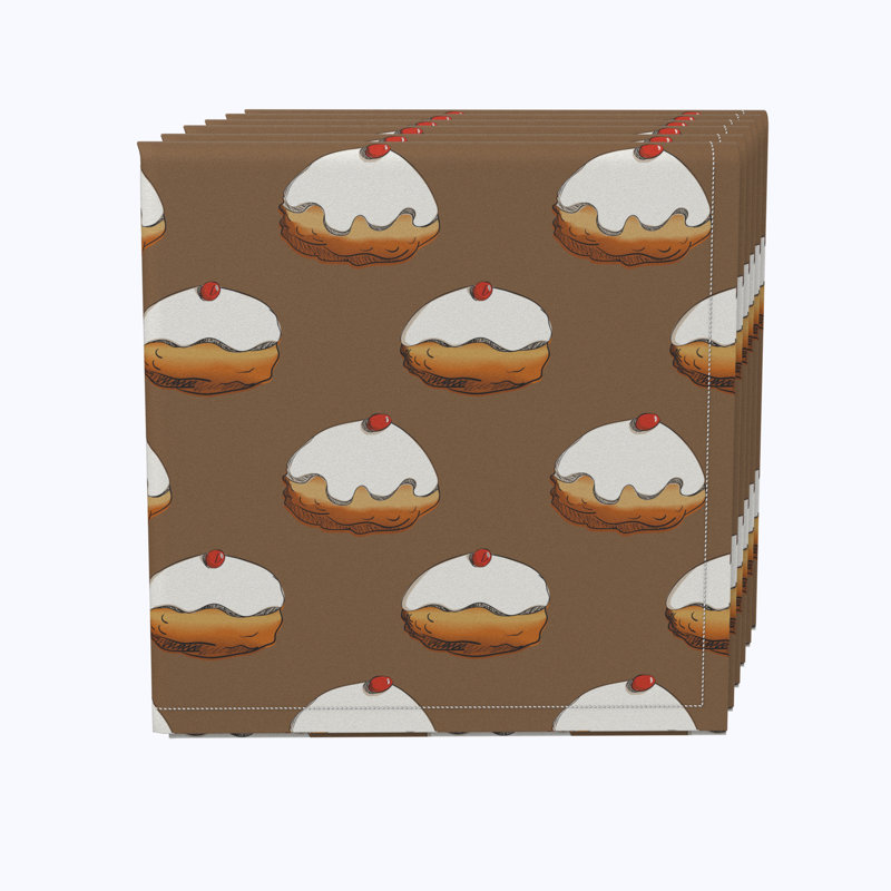 Polyester Geometric Square Napkin