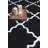Sera Trellis Geometric Tufted Black/White Area Rug-548966369