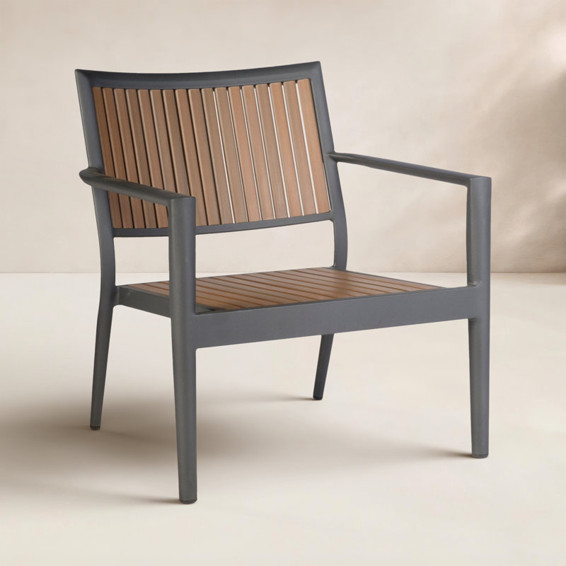 Limetta Powder Coated Aluminum Outdoor Lounge Chair