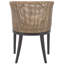 Fauteuil demi-tonneau en coton 22,25 po Bungalo