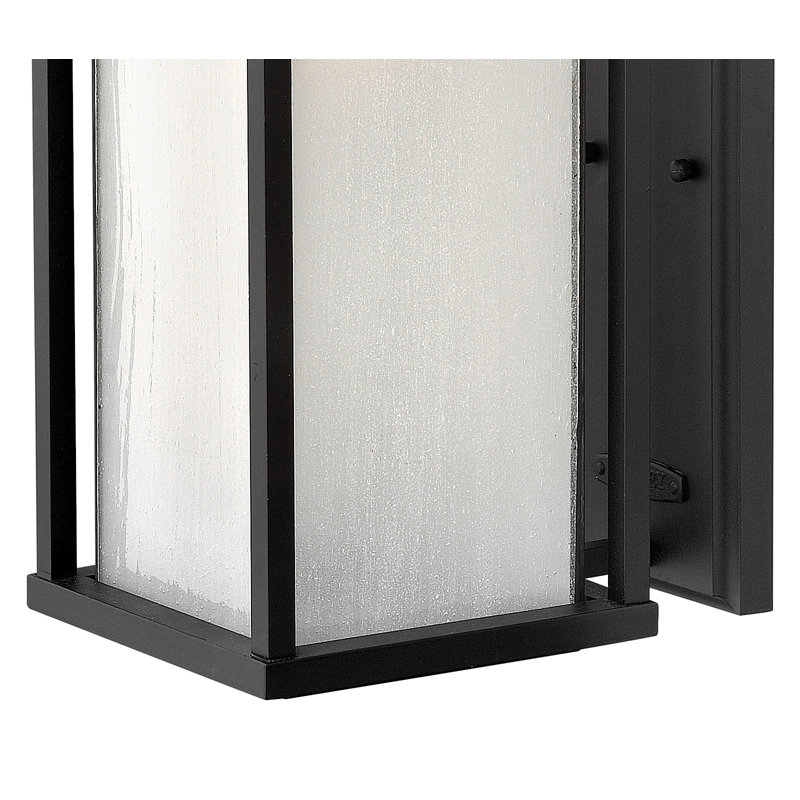 Harbor 1 - Bulb Outdoor Wall Lantern, Satin Black, MED
