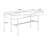 Brown+Black+Silver Rectangular Solid Wood+Glass+Stainless Steel desks-107401079