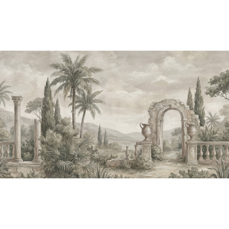 Papier peint nature ciel nuageux, 140" x 108", Peler et coller
