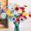 Petite marguerite artificielle, décoration de salon, haut de gamme, table, bouquet en plastique, camomille, fleurs séchées, lot de 20-554195082