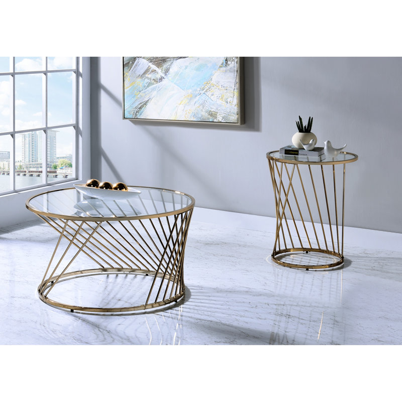 Table basse en métal Elegant