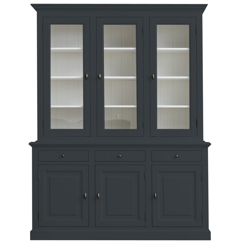 Berardina Display Cabinet, Anthracite Grey