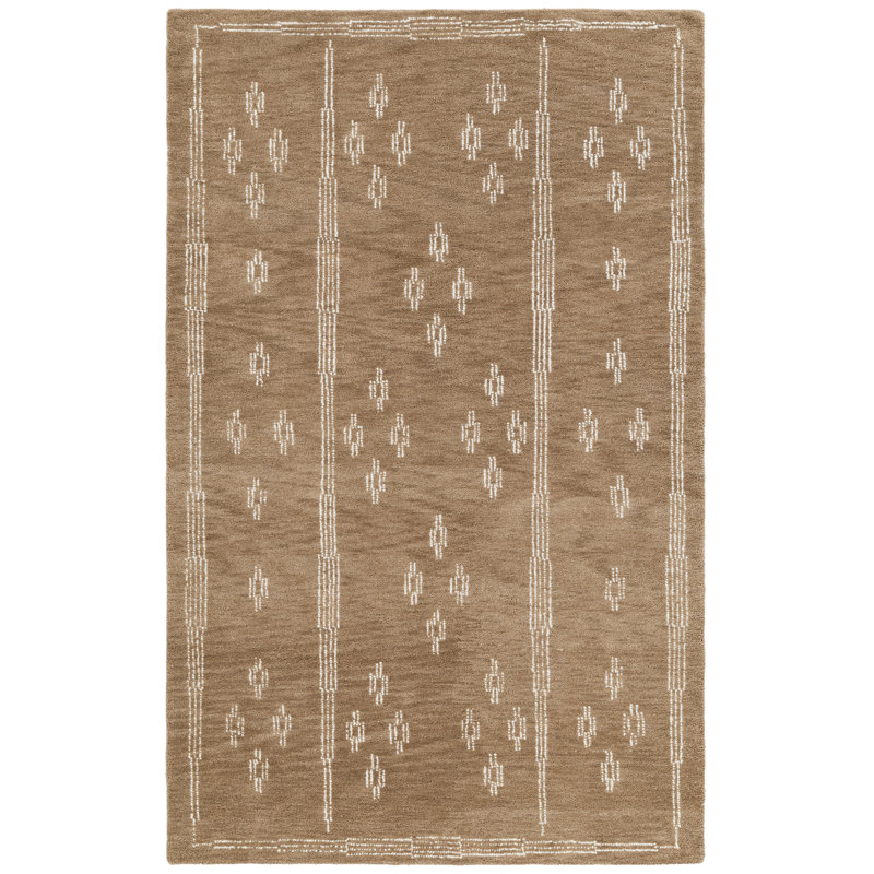 Nomad Hand Tufted Wool Indoor Rug, 5`x8`
