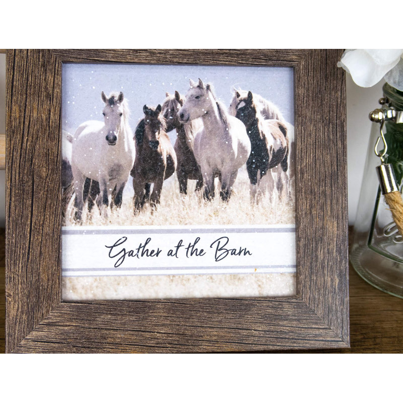 Panneau décoratif Gathern At The Barn