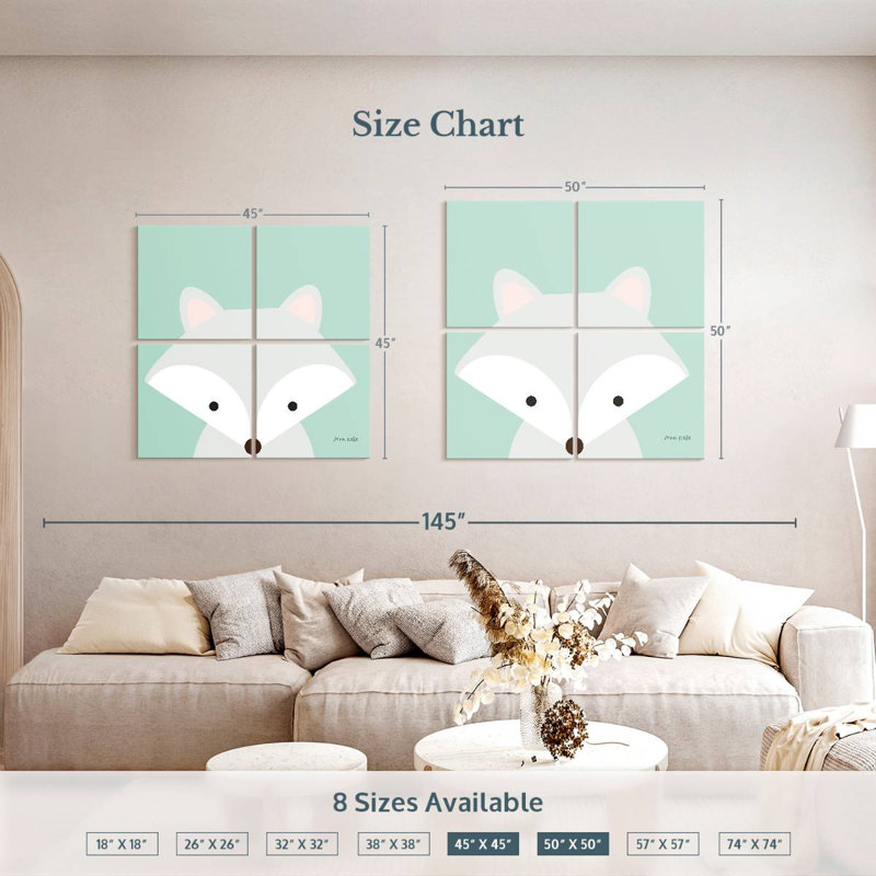 Ashelle Cuddly Fox, H 50 po x l 50 po