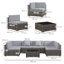 6 - Person Seating Group with Cushions