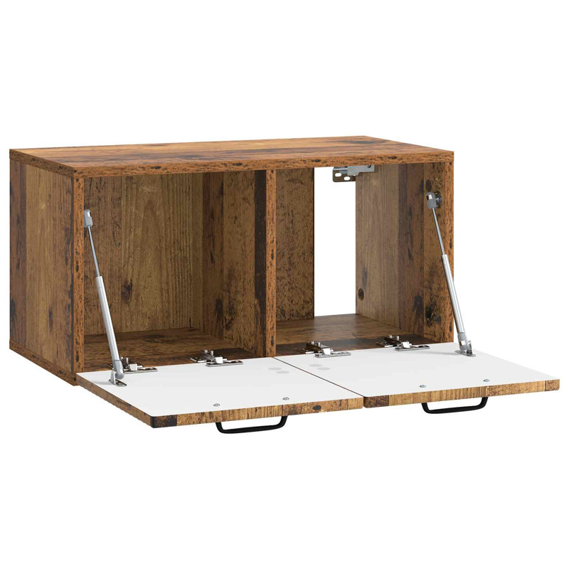 TV Stand, 30cm H x 59.5cm L x 31cm W, Old Wood