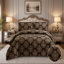 Bridal Jacquard Bedspread With Pillow Sham Set, Floral Printed Coverlet, Decorative Luxury All-Season Bedding-113762138