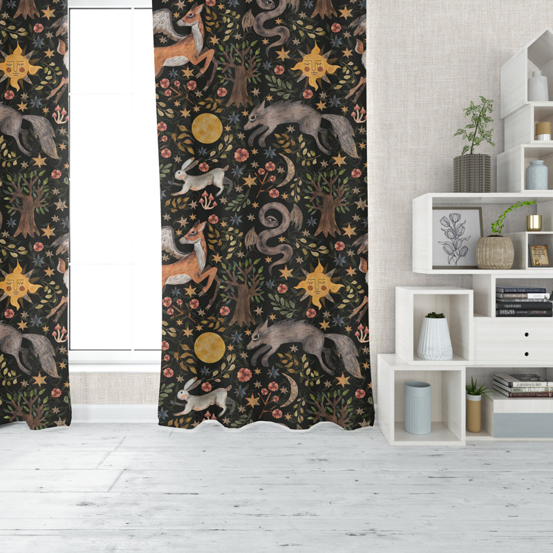 Jaxx Room Darkening Curtain, 20" W x 61" L