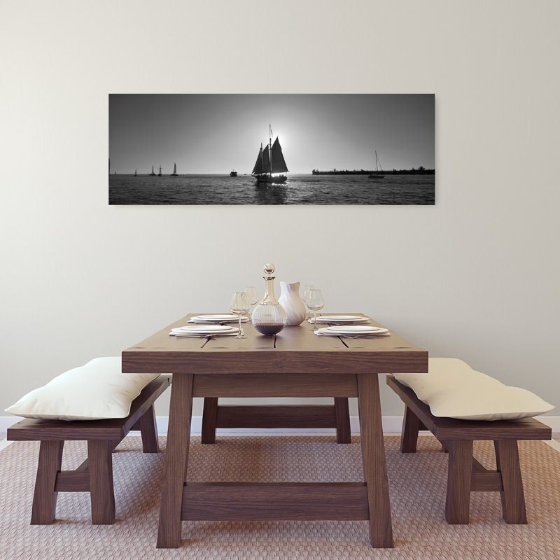Sailboat Key West Florida USA by James Schwabel - Wrapped Canvas Panoramic Print, 40.64 cm H x 121.92 cm W