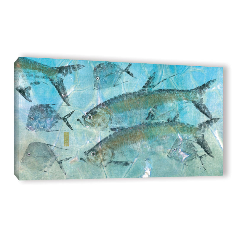 Tarpon Lagoon - reproduction sur toile tendue, H 12 po x l 24 po x P 2 po