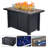 44 Inch Rectangular Propane Fire Table