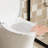1/1.60 Toilet, Glossy White. Water Saving In Bathroom. Comfort Height. Seat. Elongated Bowl, 1000 Gram Flushing Score. Compliant White Toilet. Bathroom Toilet With Feature. ,